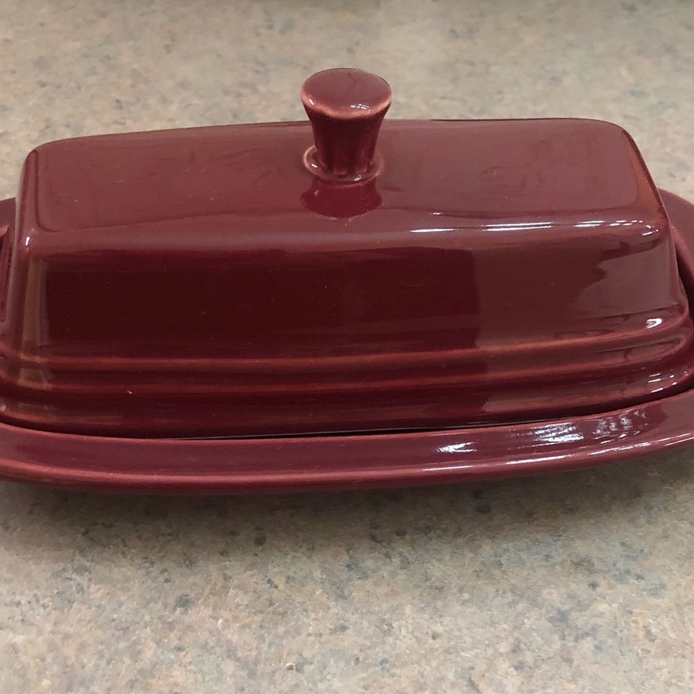 fiesta Butter Dish 
H.L.C.